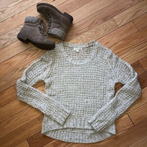 Poof Excellence Knit Beige Sweater